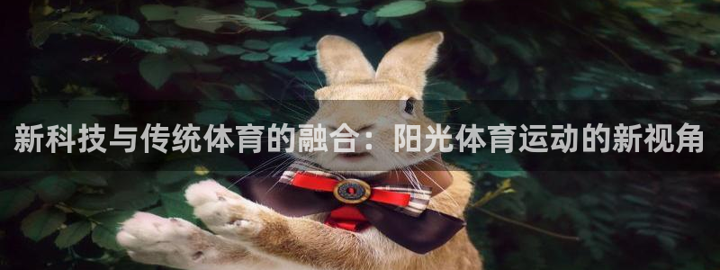 尊龙官方正版app娱乐：新科技与传统体育的融合：阳光体育运动